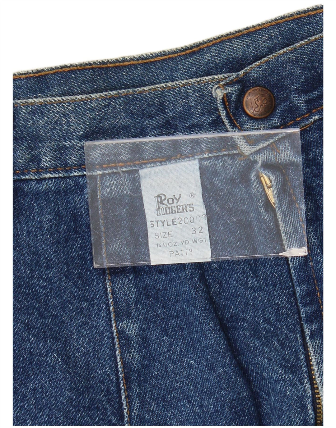 ROY ROGERS Jupe en Jean Femme W32 Grand Bleu Coton