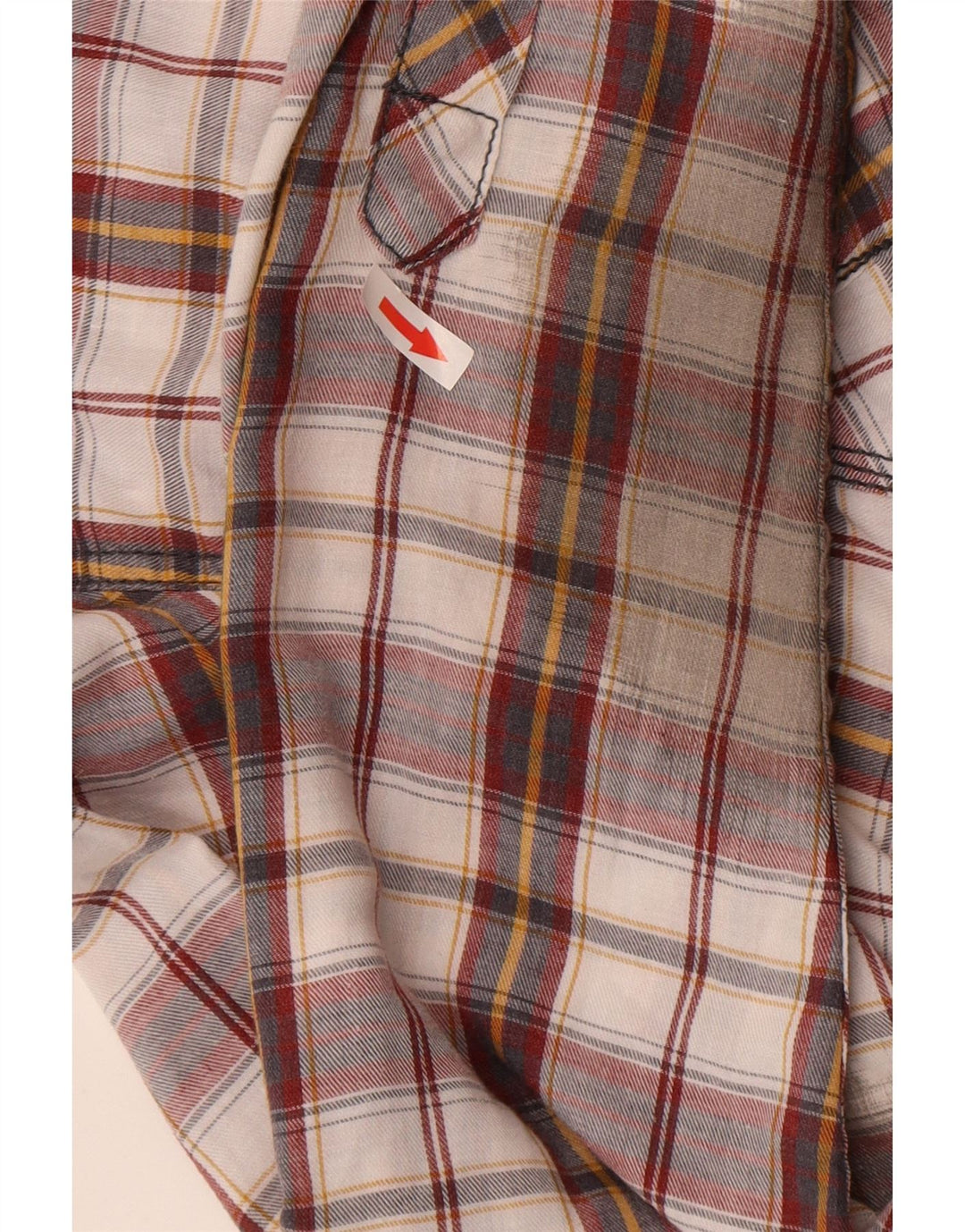 BKE Chemise en flanelle à carreaux pour homme XL en coton à carreaux bordeaux