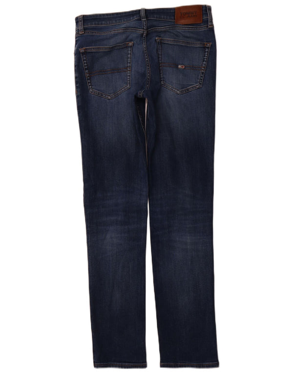 TOMMY HILFIGER Jean Slim Homme W30 L32 Bleu Coton