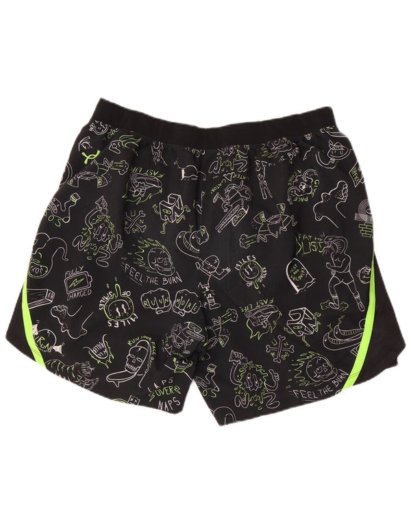 Under Armour Short de Sport Heat Gear Abstract Pattern Graphic Homme Noir XL