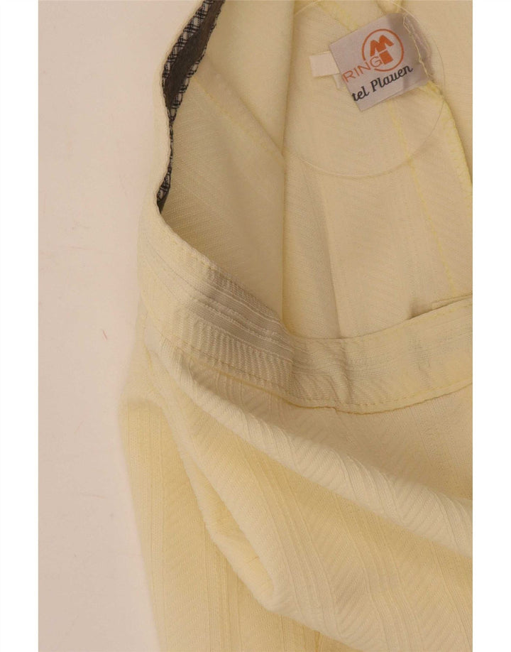 Short Chino Femme Vintage Moyen W30 Jaune