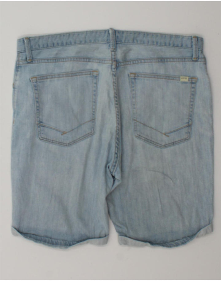 Vans Short en jean pour homme W34 Large Bleu Coton
