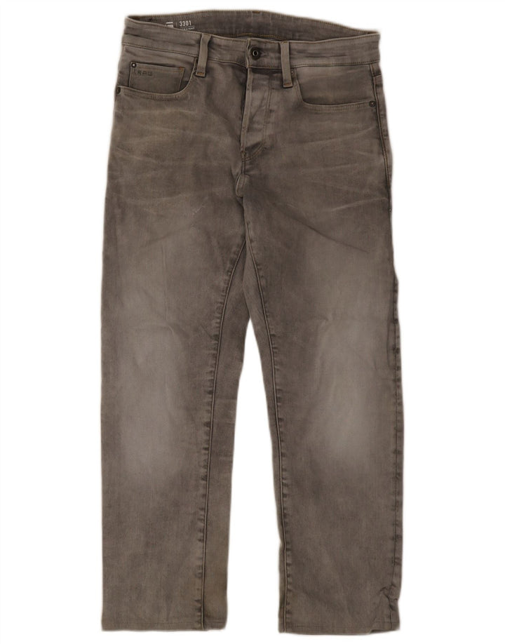 G-Star Jean droit homme W28 L26 gris coton