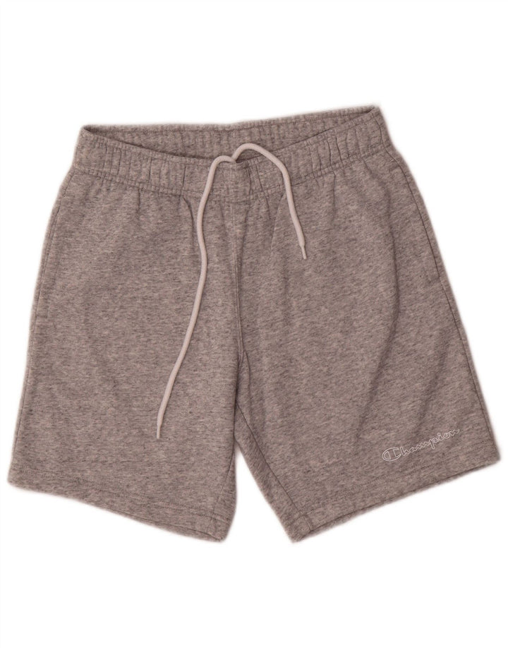 Champion Short de Sport Homme Petit Gris Moucheté Coton