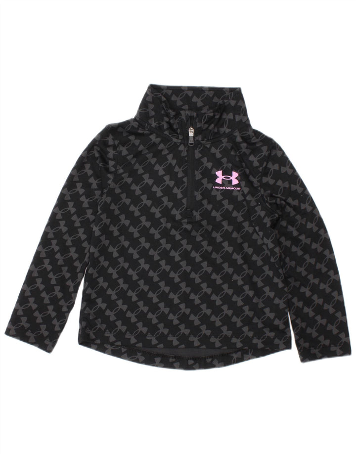 Under Armour Haut de survêtement pour bébé fille 12-18 mois Noir