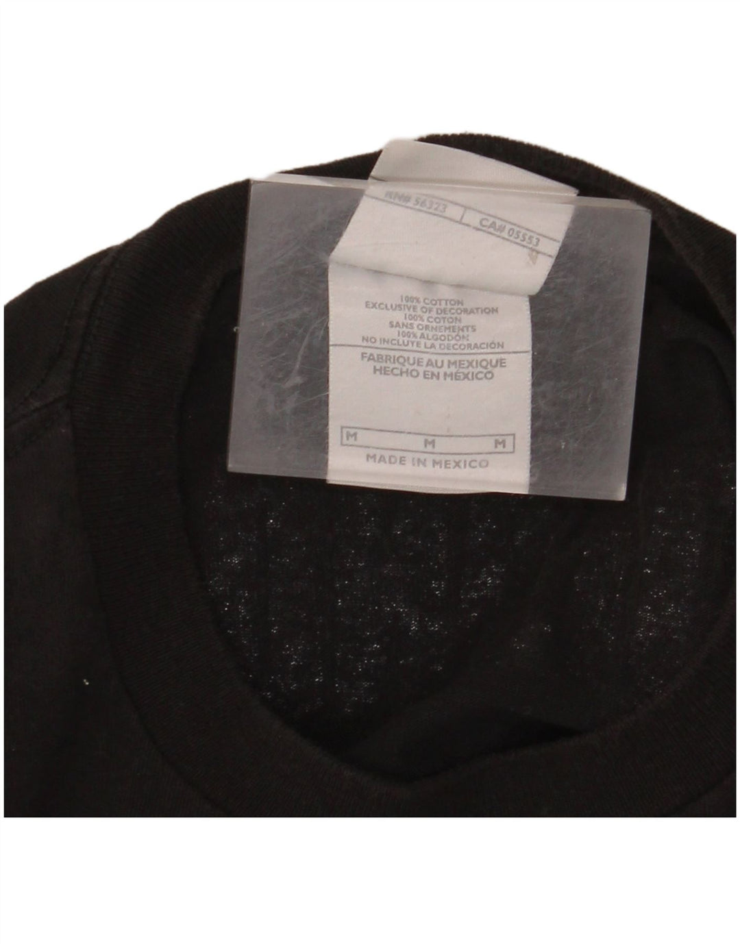 NIKE T-shirt graphique pour homme en coton noir moyen