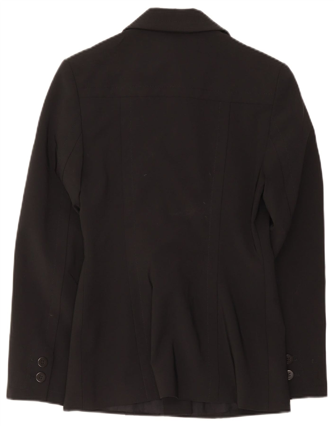 Karen Millen Veste blazer 1 bouton pour femme UK 8 Small Noir Polyester
