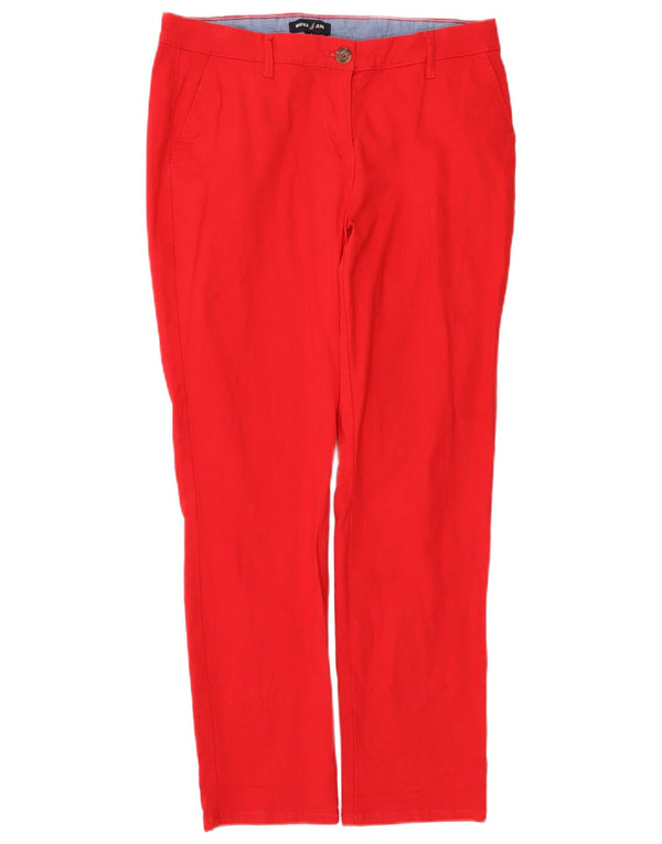 Nautica Pantalon Chino Slim Femme US 8 Medium W30 L28 Coton Rouge