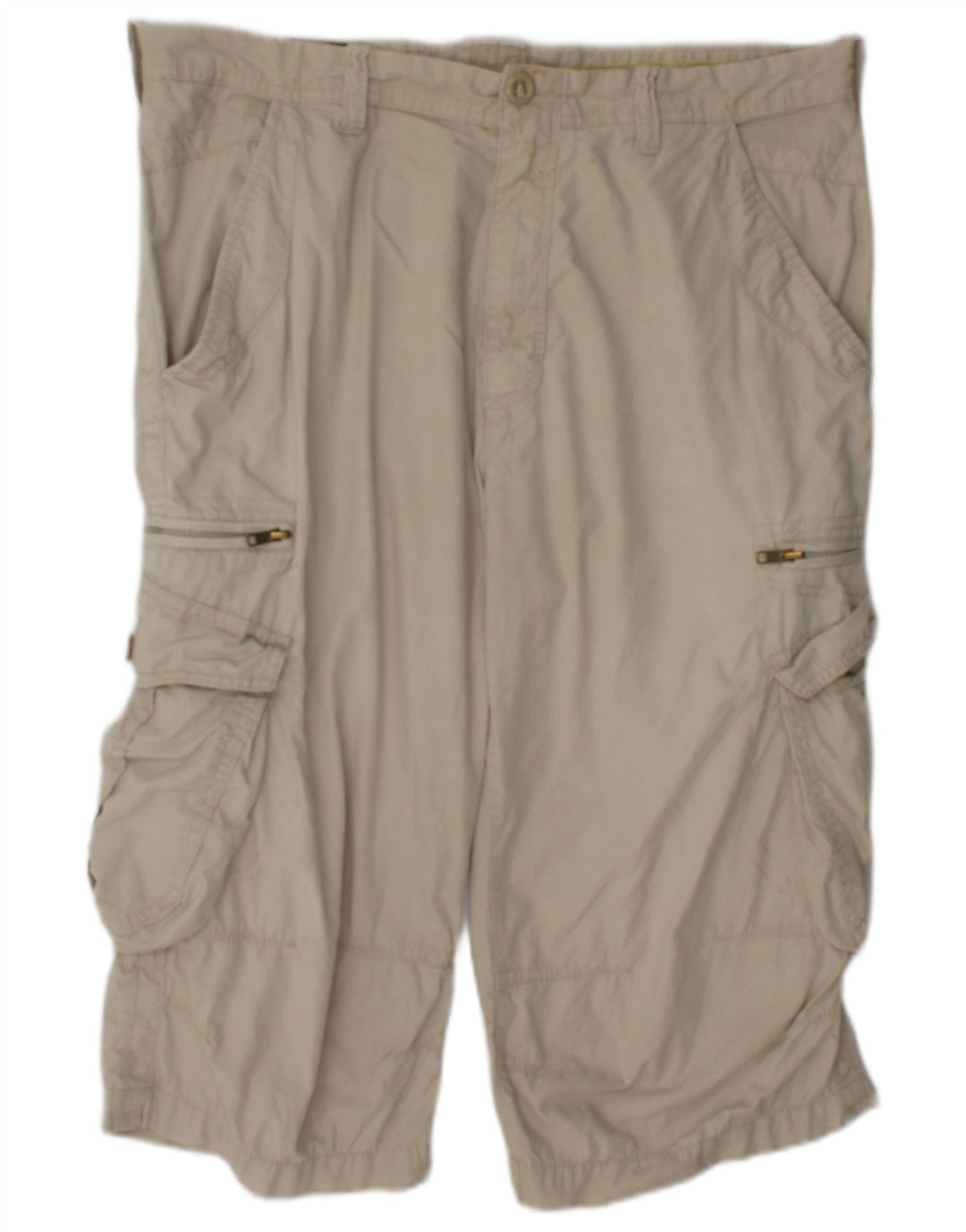 Marks & Spencer Short cargo bleu Harbor W36 pour homme en coton beige