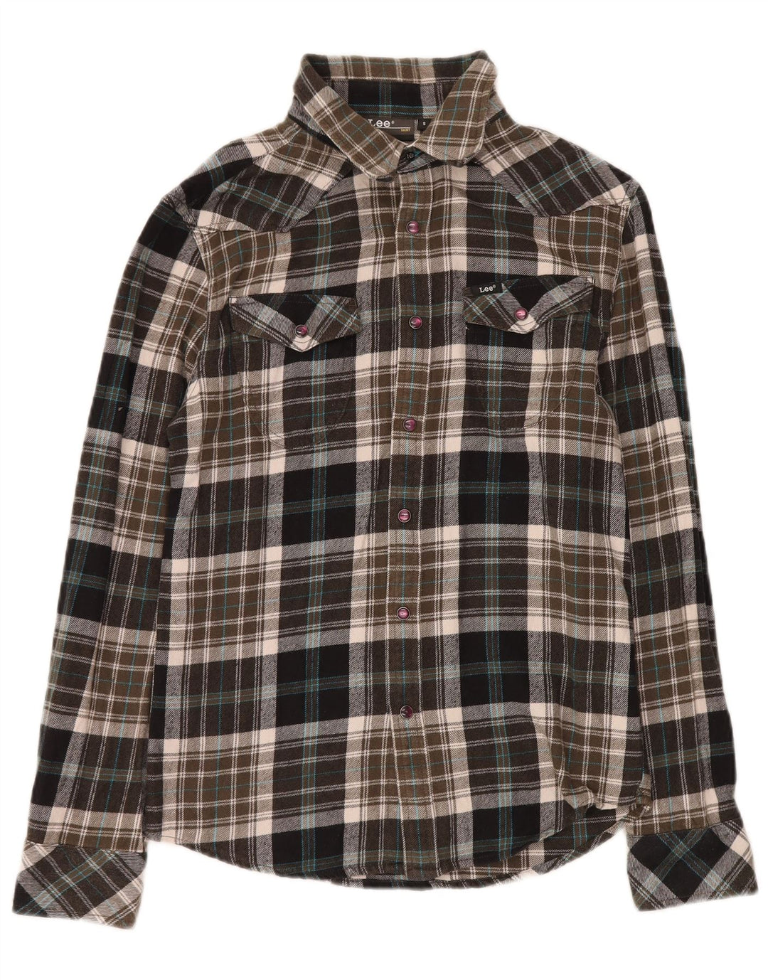 LEE Chemise Flanelle Homme Petit Carreau Multicolore Coton