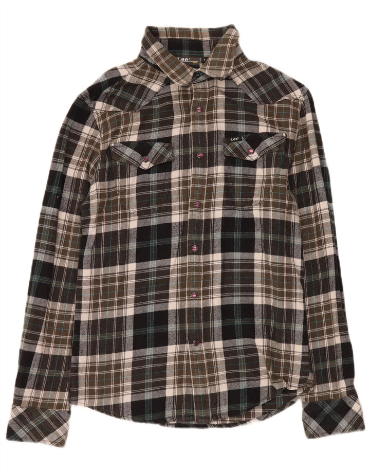 LEE Chemise Flanelle Homme Petit Carreau Multicolore Coton