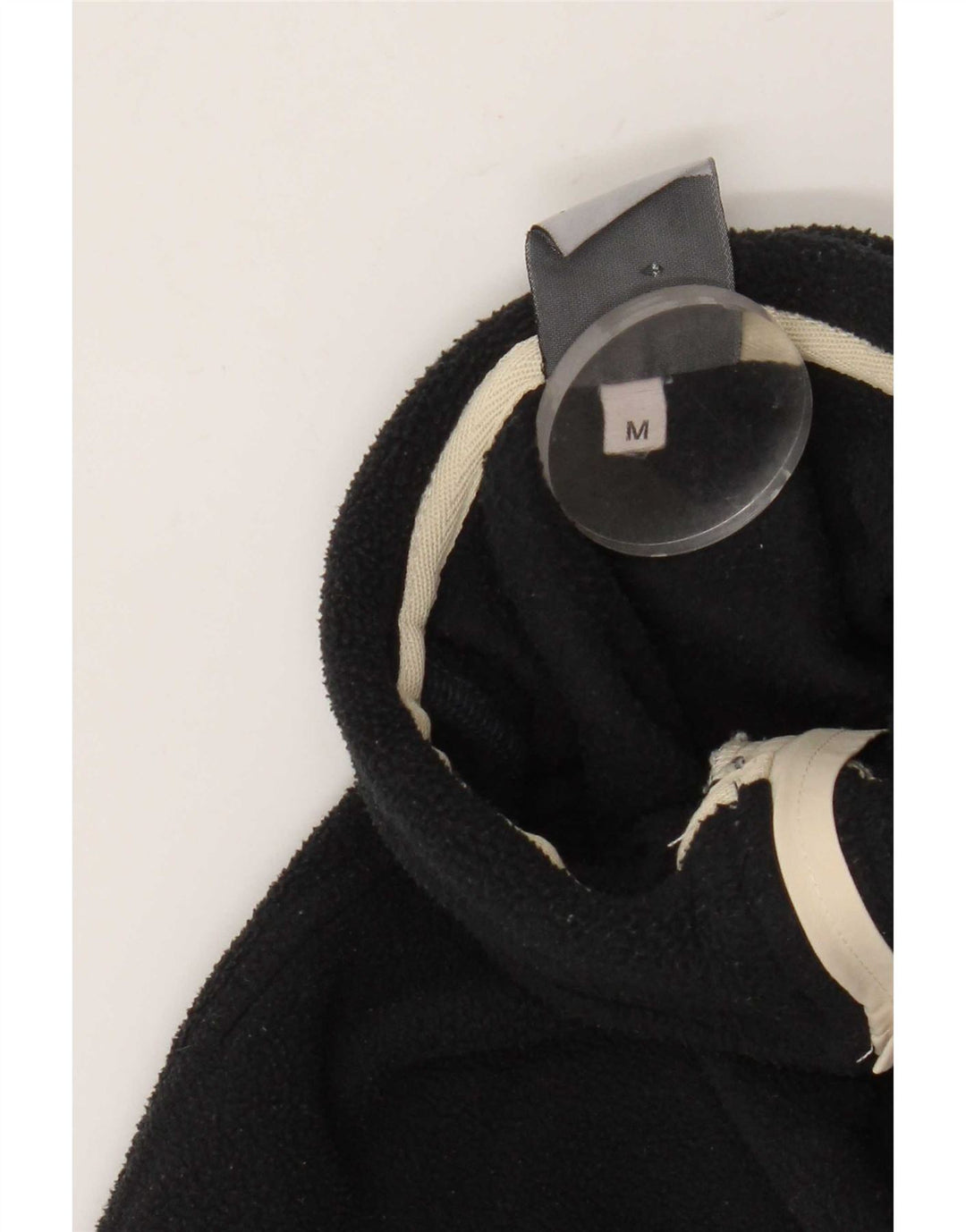 K-Way Pull polaire à col zippé pour homme rayé noir moyen