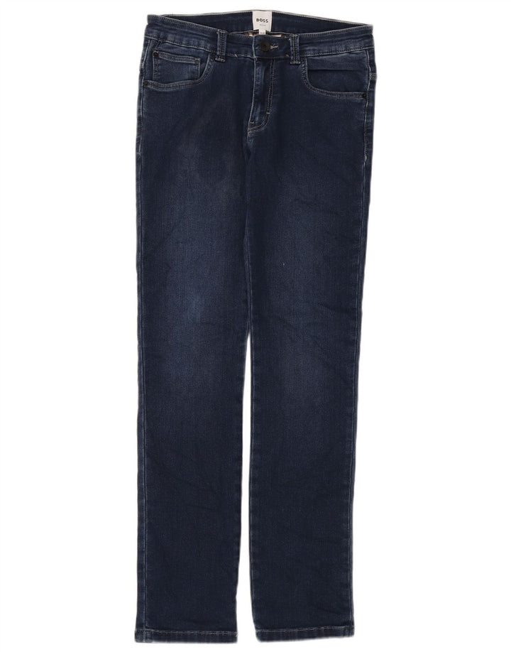 HUGO BOSS Jean Slim Garçon 11-12 ans XS Bleu
