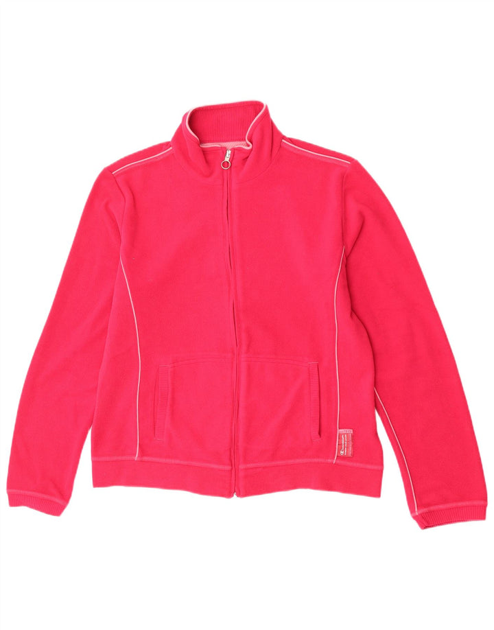 Champion Veste polaire zippée pour femme UK 16 Large Rose Polyester