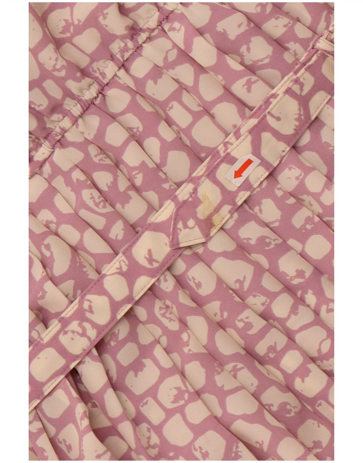 Classics Robe Maxi Femme UK 46 Grand Violet Imprimé Animal Polyester