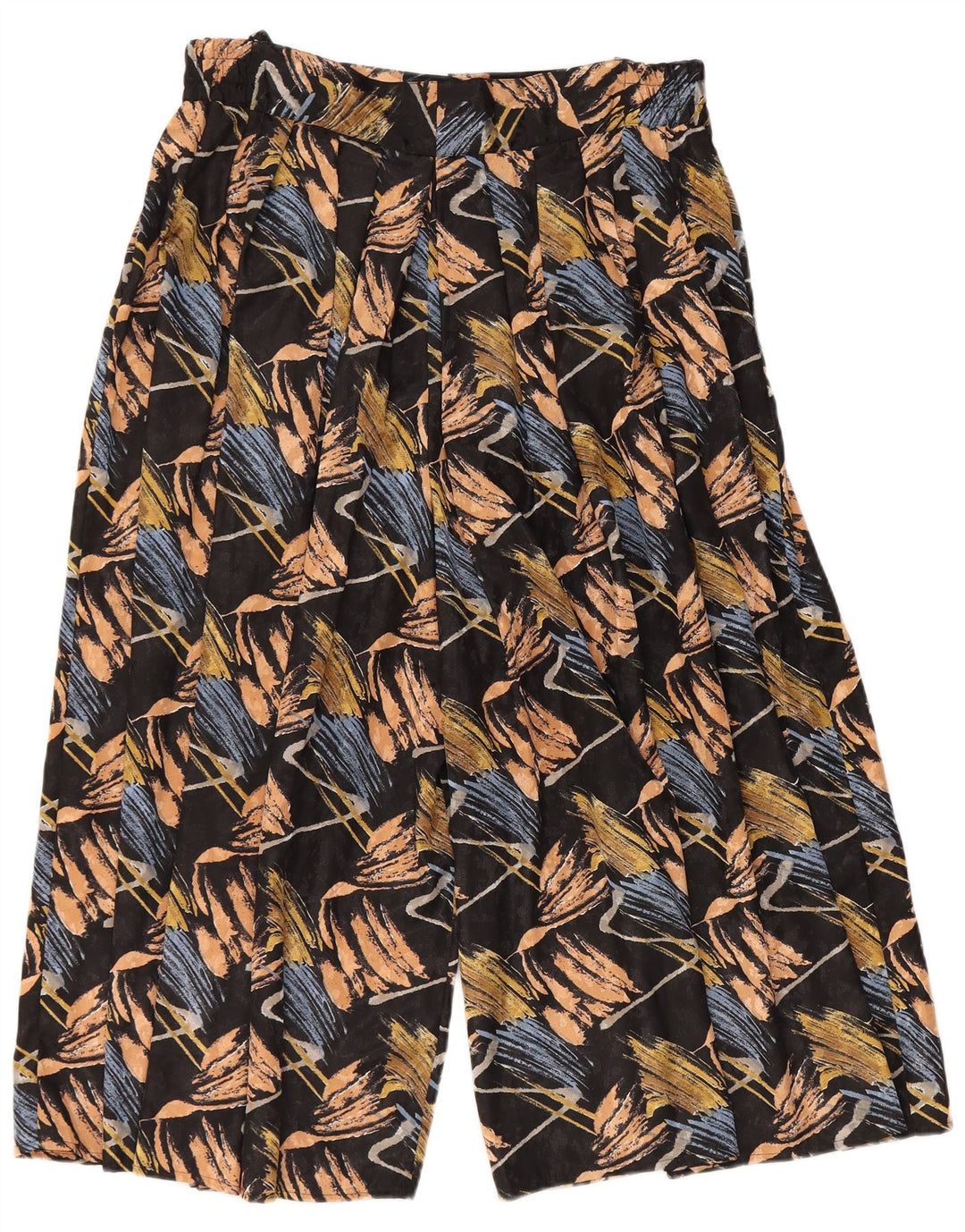 GOLDEN GATE Pantalon court taille haute pour femme EU 46 XL W34 L20 Noir