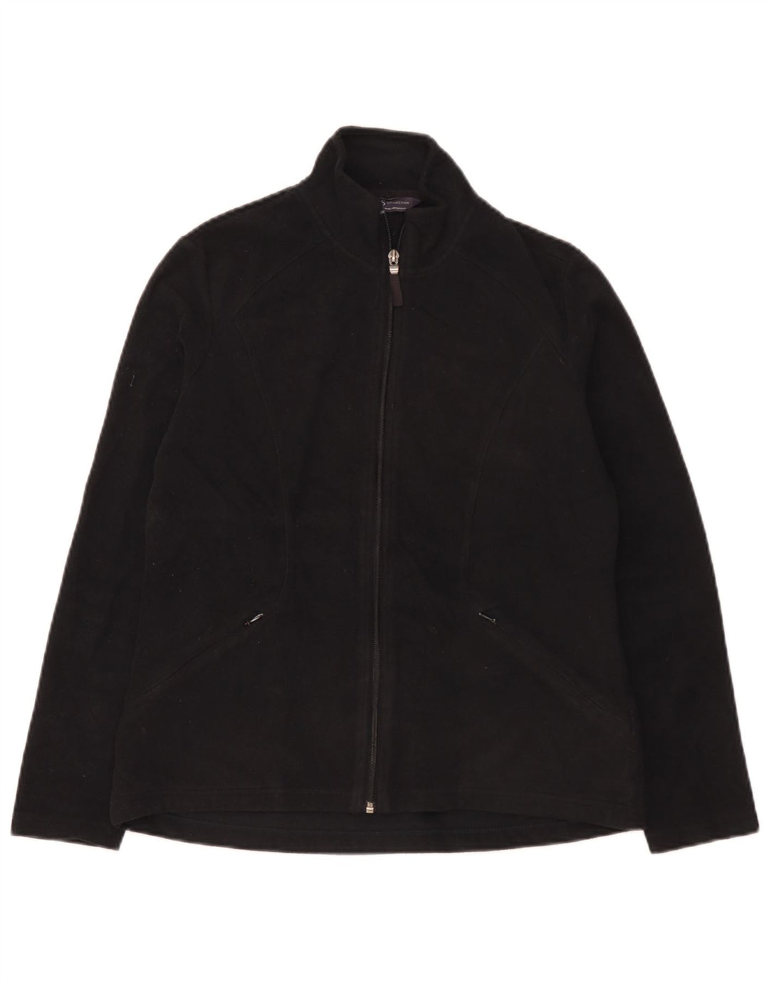 Marks & Spencer Veste polaire pour femme UK 12 Medium Noir Polyester