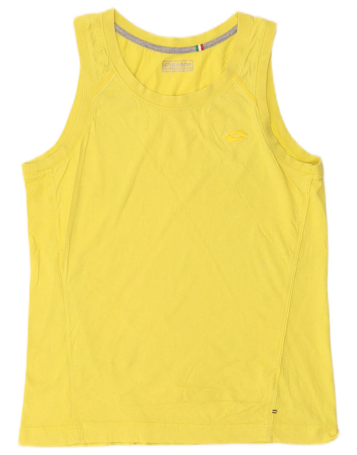 LOTTO Débardeur Femme UK 14 Large Jaune