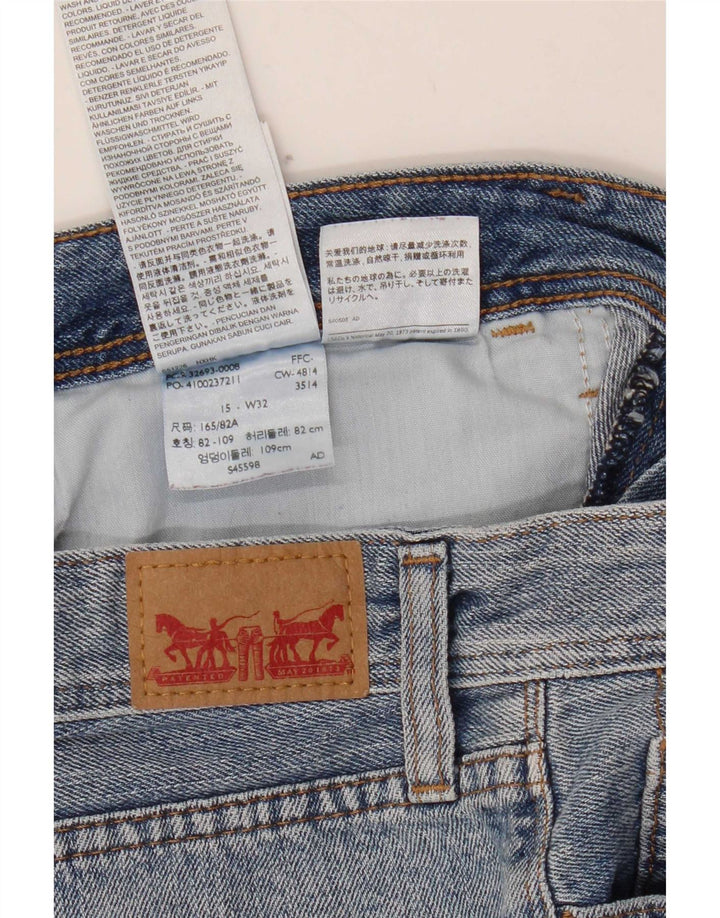 Levi's Short en Jean Femme W32 Large Bleu Coton