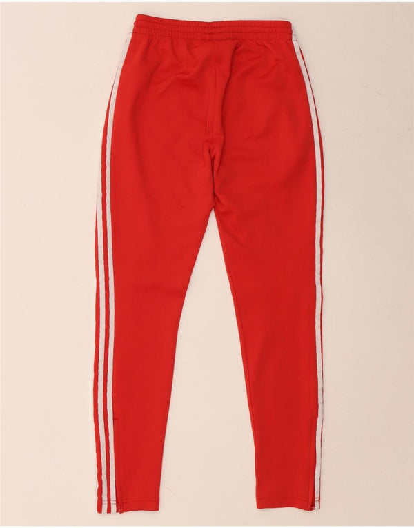 ADIDAS Pantalon de survêtement pour femme UK 8 Small Rouge Coton