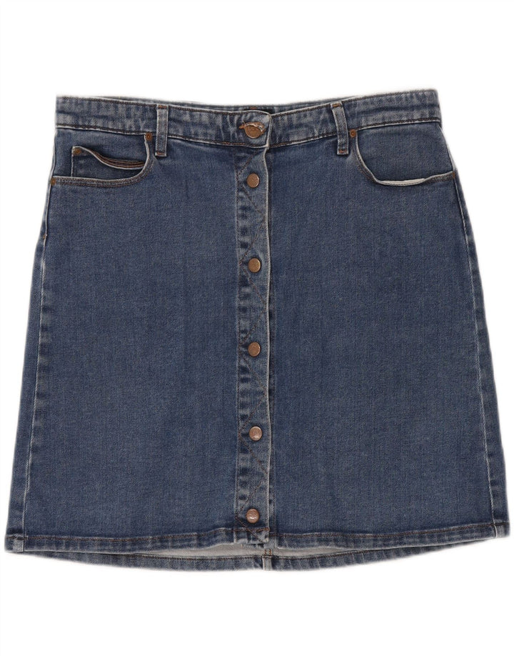 LEE Jupe en Jean Femme W31 Bleu Moyen Coton