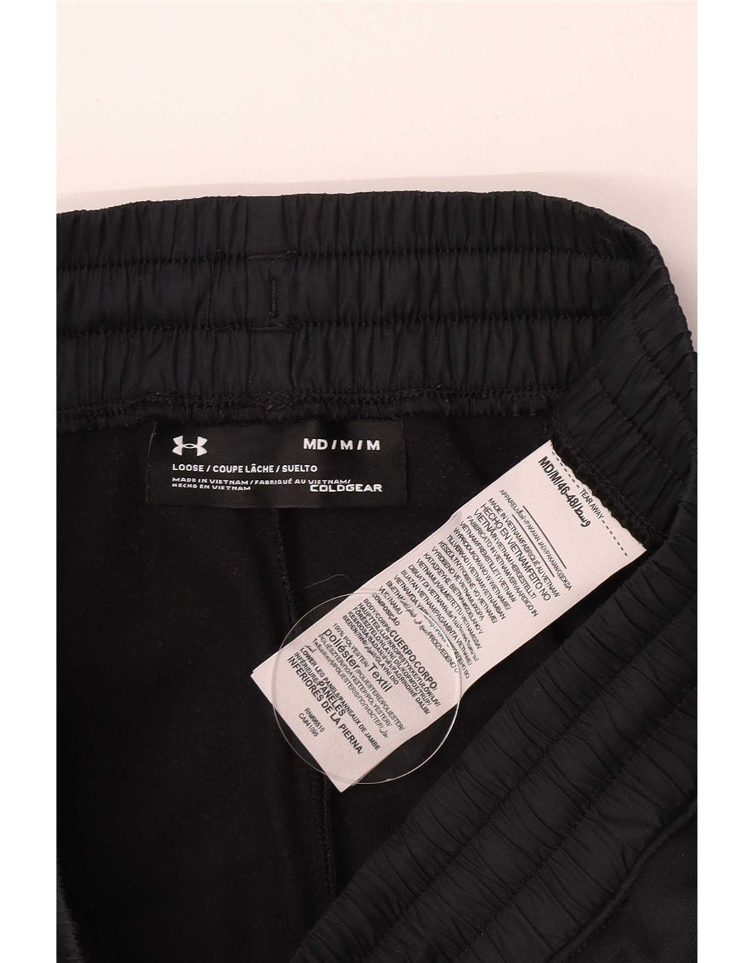 Under Armour Pantalon de Survêtement Cold Gear Graphic Homme Noir Moyen