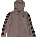 ADIDAS Pull à capuche zippé garçon 11-12 ans Gris