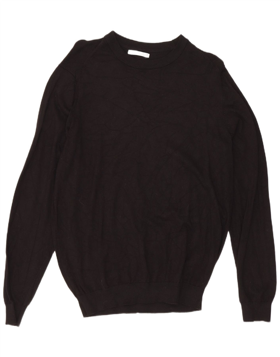 Zara Pull Col Bateau Homme Noir Moyen