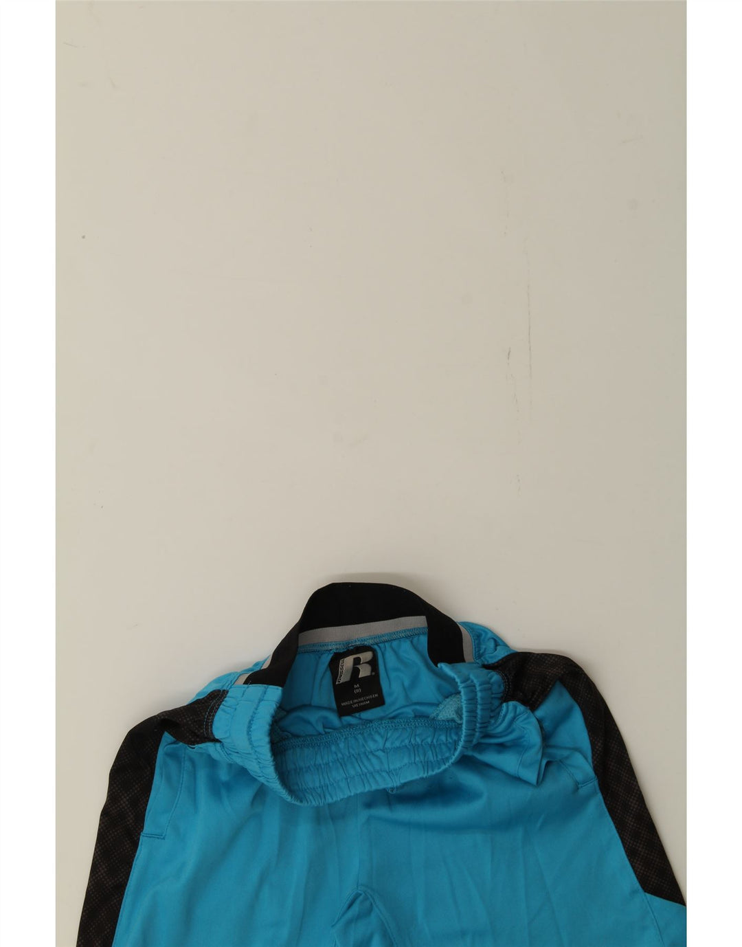 RUSSELL ATHLETIC Boys Sport Shorts 7-8 Years Medium  Blue Colourblock Vintage Russell Athletic and Second-Hand Russell Athletic from Messina Hembry 