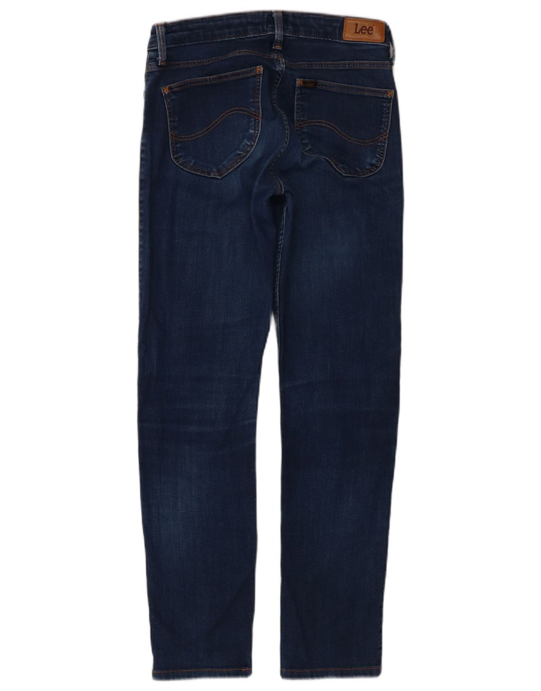 Lee Femme Elly Slim Jeans W28 L28 Bleu Marine Coton