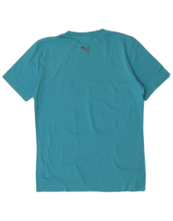 Puma T-Shirt Graphique Top Homme Bleu XS