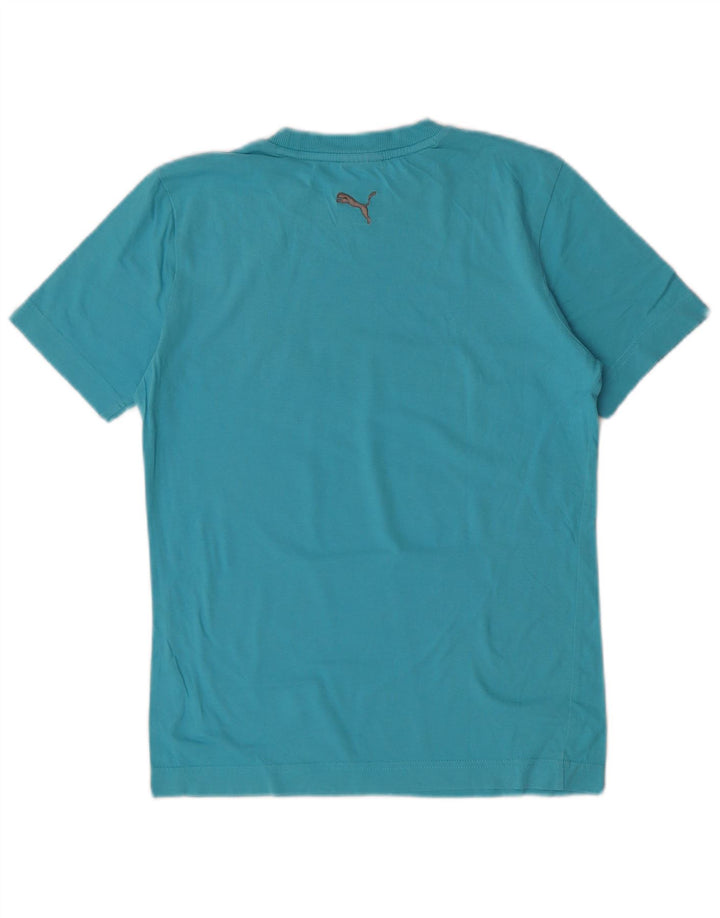Puma T-Shirt Graphique Top Homme Bleu XS