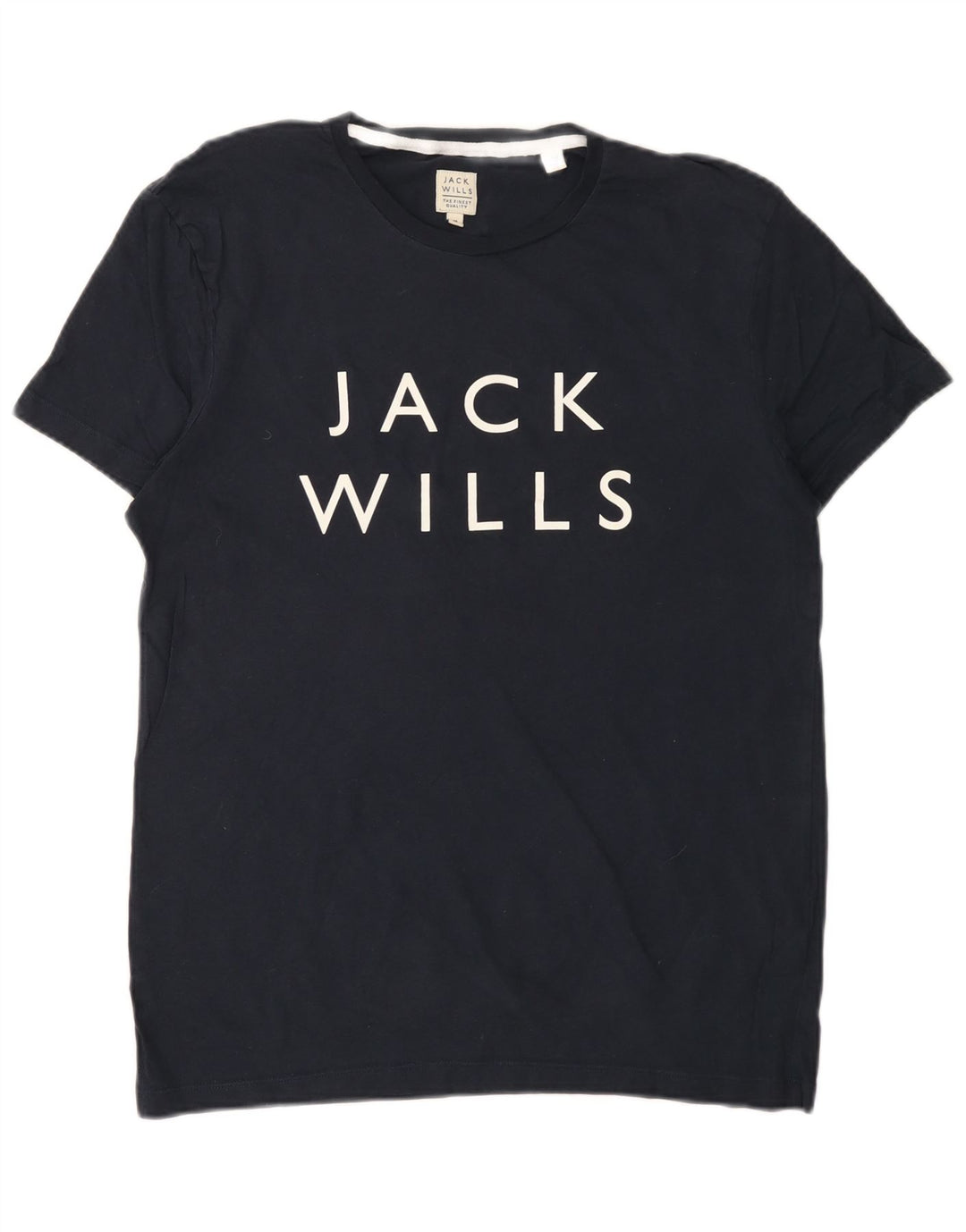 JACK WILLS T-Shirt Graphique Homme Bleu Marine Moyen Coton