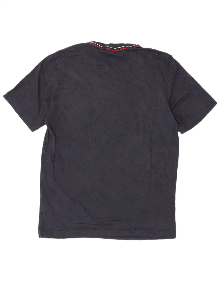 Adidas T-Shirt Graphique Homme Bleu Marine Moyen Coton