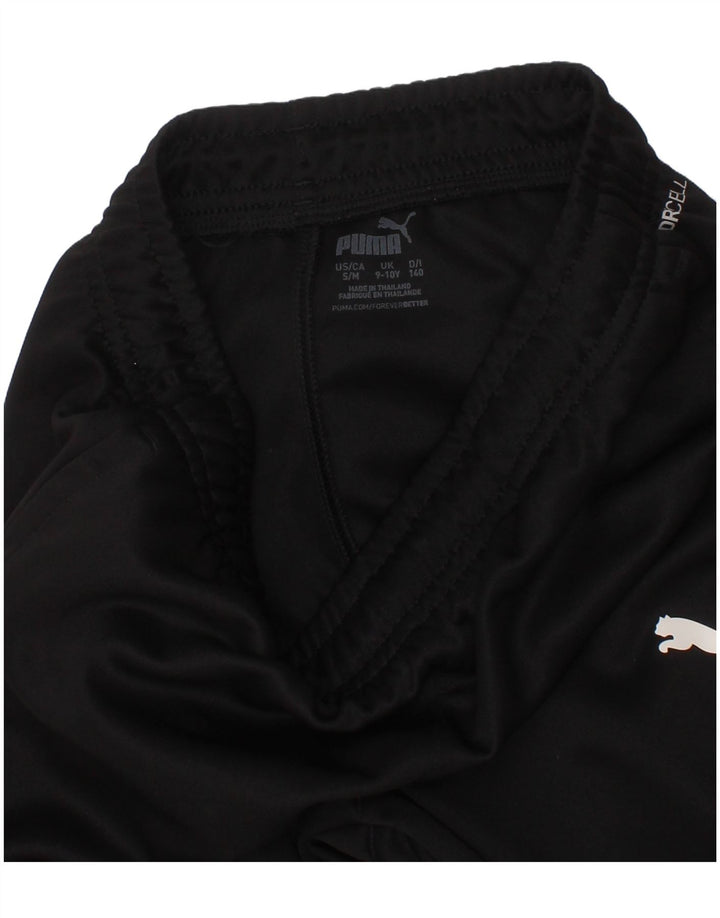 Puma Pantalon de Survêtement Garçon 9-10 ans Noir Polyester