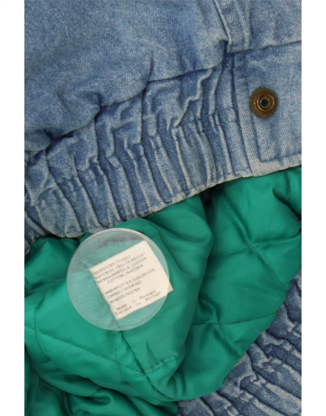 HEIN GERICKE Veste en jean militaire coupe ample pour homme UK 38 Bleu moyen Coton