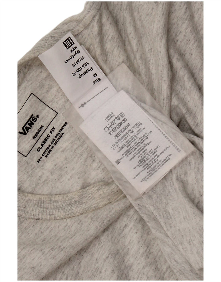 Vans T-shirt coupe classique pour homme en coton moucheté gris moyen
