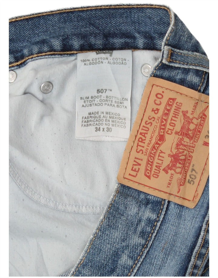 Levi's Jean Slim Bootcut 507 Homme Bleu W34 L26 Coton