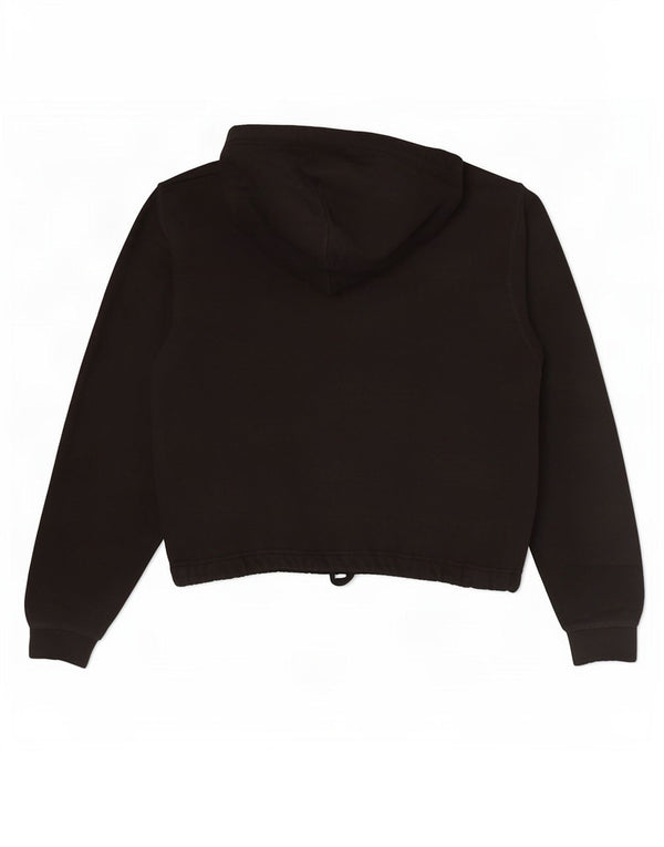 Champion Pull à capuche zippé pour femme UK 14 Coton noir moyen
