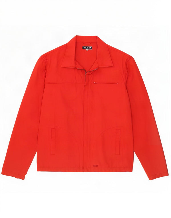 Rifle Mens Utility Jacket UK 42 XL Red Cotton
