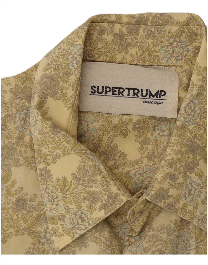 Chemise Homme Vintage Grand Kaki Floral