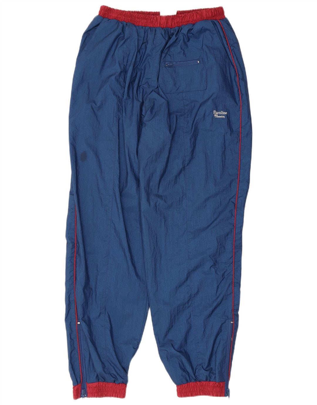 Survêtement complet surdimensionné vintage pour hommes, color block bleu marine moyen