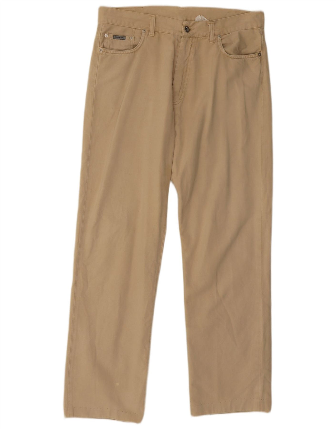Calvin Klein Jean droit homme W34 L30 coton beige