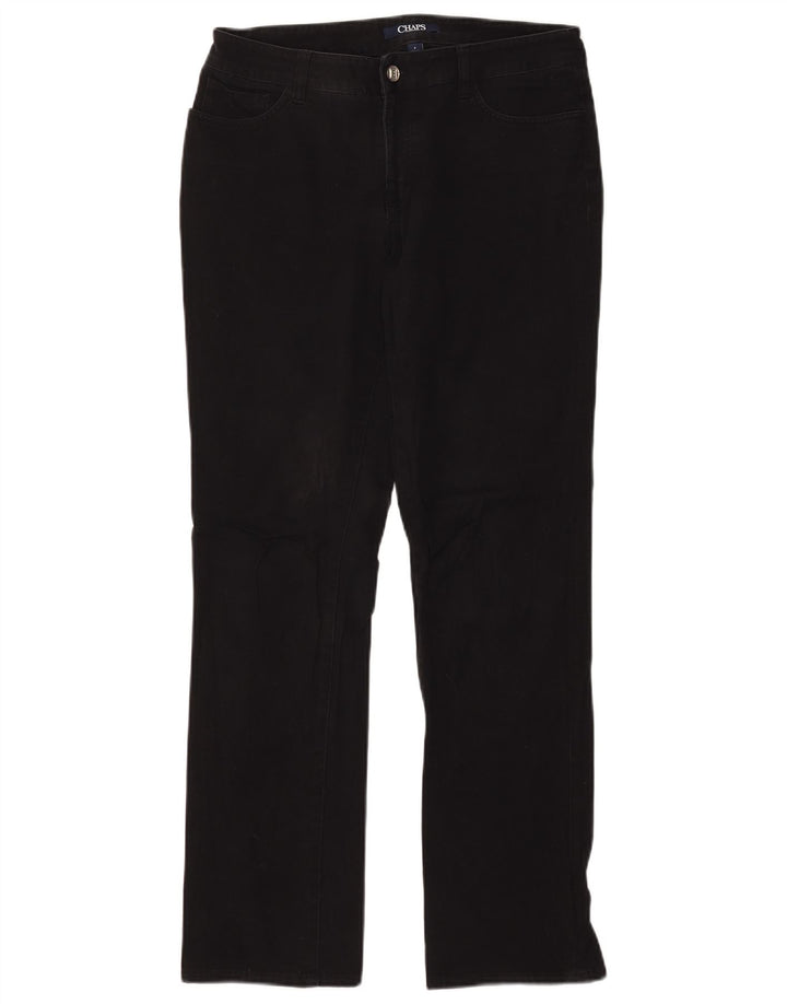 CHAPS Jean droit femme US 8 Medium W32 L31 coton noir