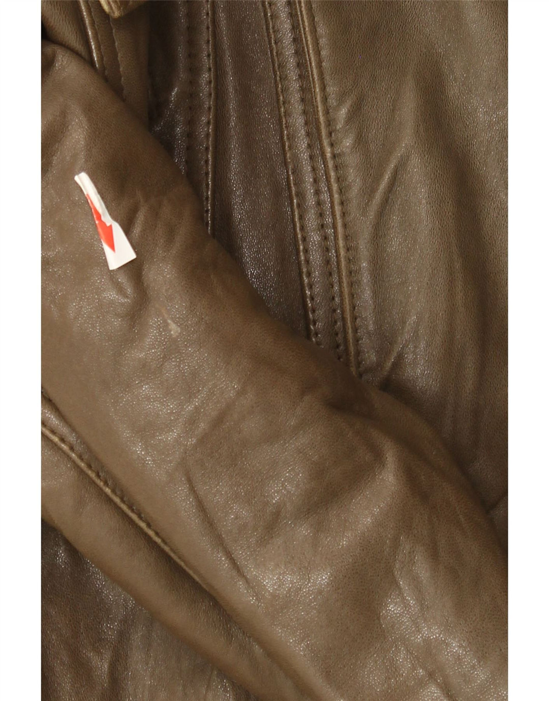 veste en cuir homme vintage IT 50 Grand cuir marron
