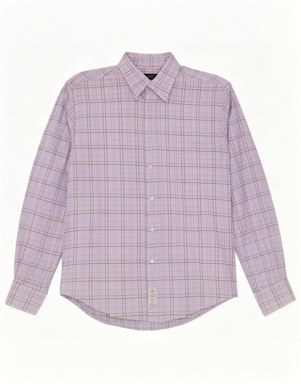 Sergio Tacchini Chemise Homme Bleu Moyen Carreaux Coton