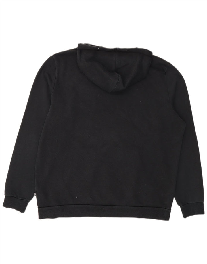 PUMA Pull à capuche graphique pour homme XL Noir Coton