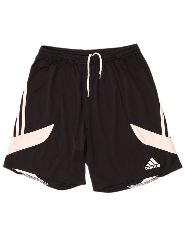Adidas Short de sport Climalite Homme Noir Moyen Polyester Colorblock