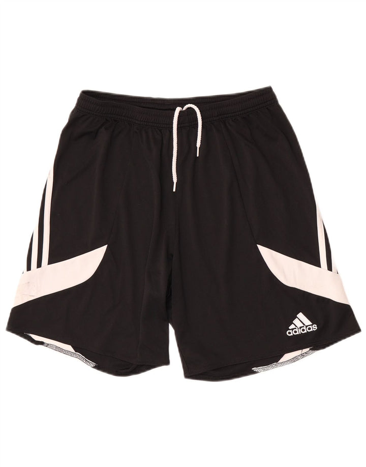 Adidas Short de sport Climalite Homme Noir Moyen Polyester Colorblock