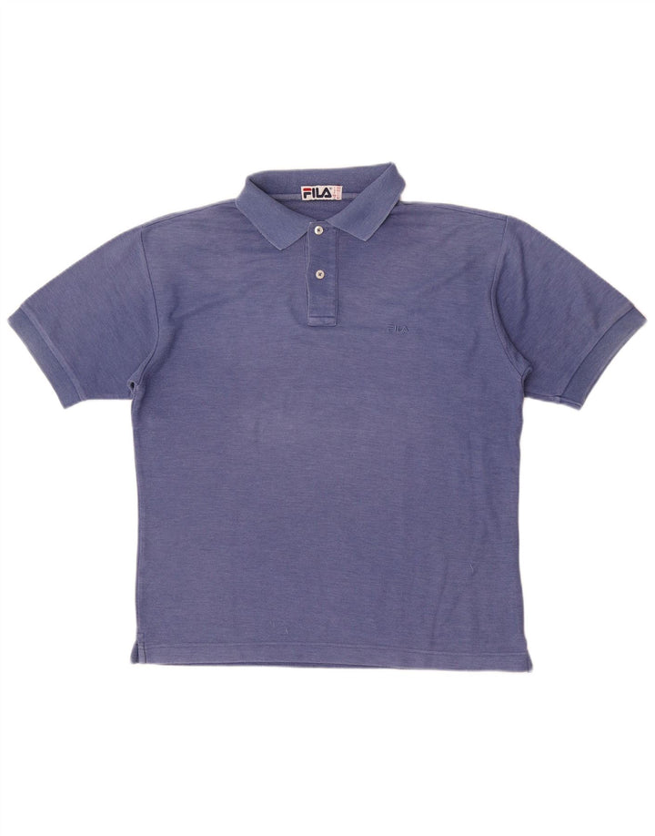 Fila Polo Homme Petit Bleu Coton